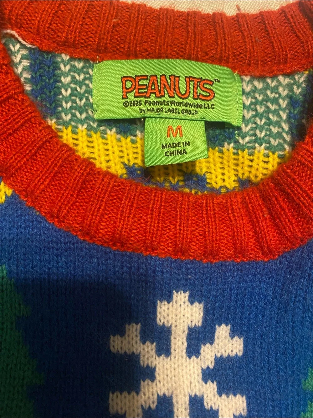Peanuts bold blue